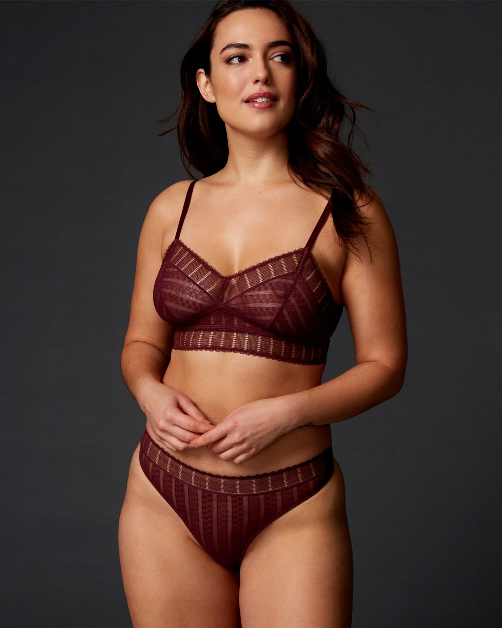 Else Lolita Thong in purple