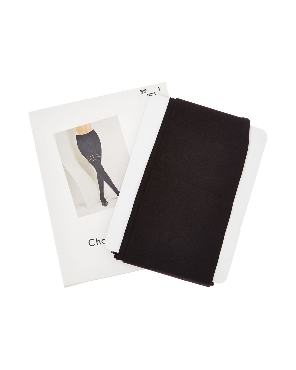 Chantal Thomass Hosiery Opaque Graphic Lines Pantyhose in black