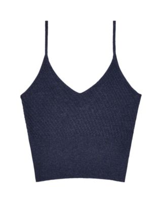 Skin Knit Deidre Cami in blue