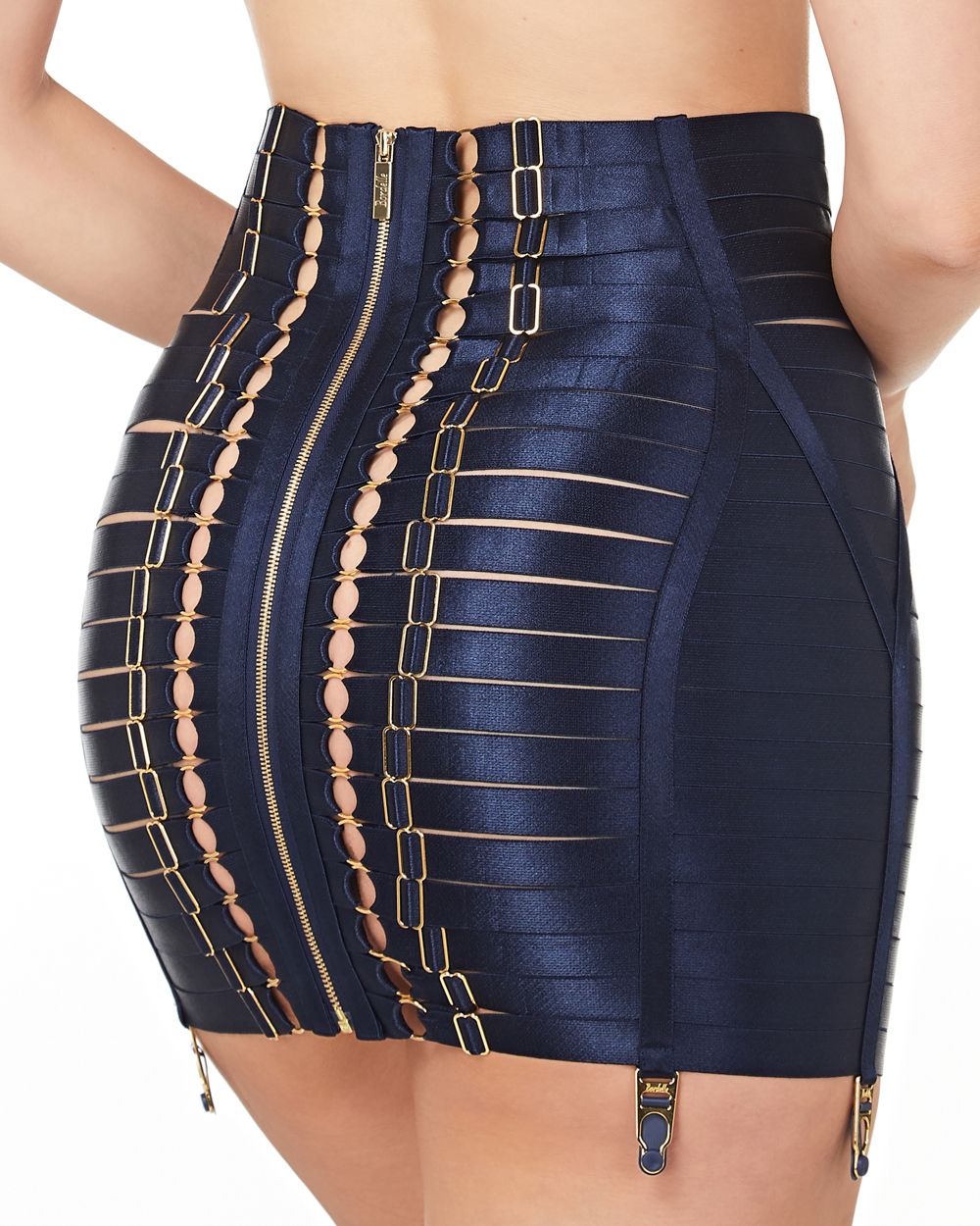 Bordelle Adjustable Classic Waspie in blue