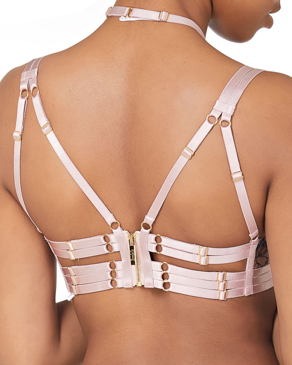 Bordelle Wilde Balconette Wire Bra in pink