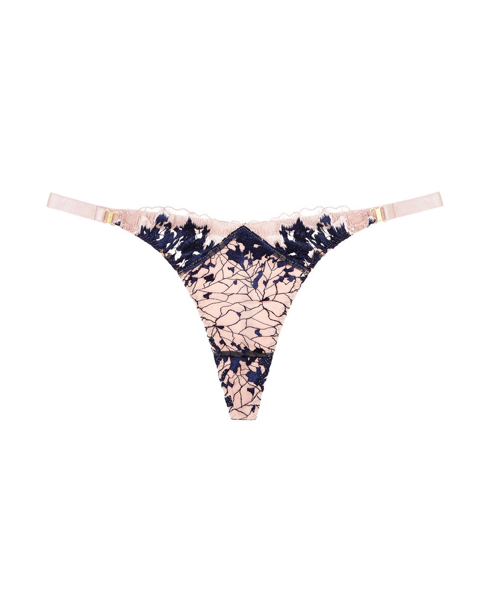 Bordelle Wilde Strap Thong in pink