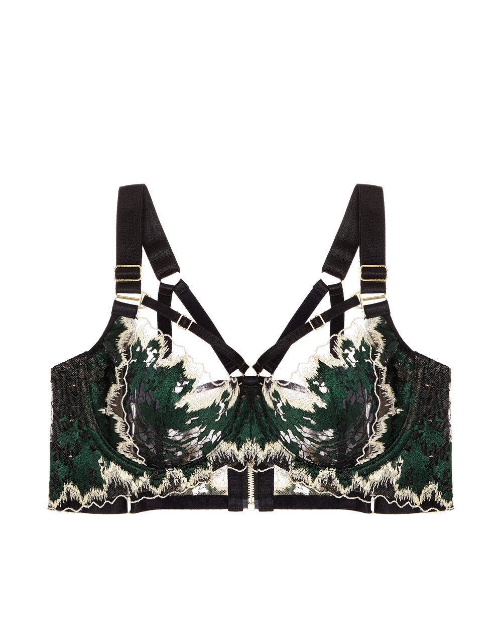 Bordelle Wilde Bodice Bra in green