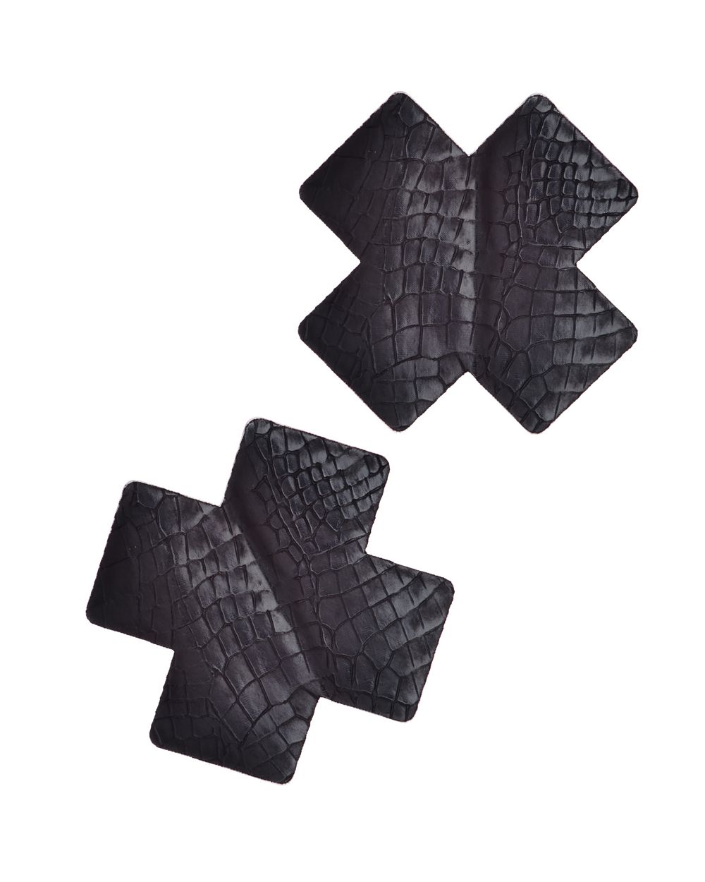 Nippies Bristols Six Re-Style Maneater Cross Reusable Nipple Covers in black
