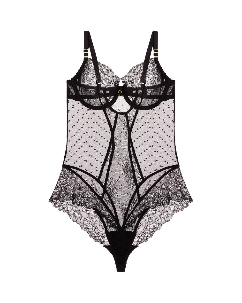 Dita Von Teese Fiamma Bodysuit in black