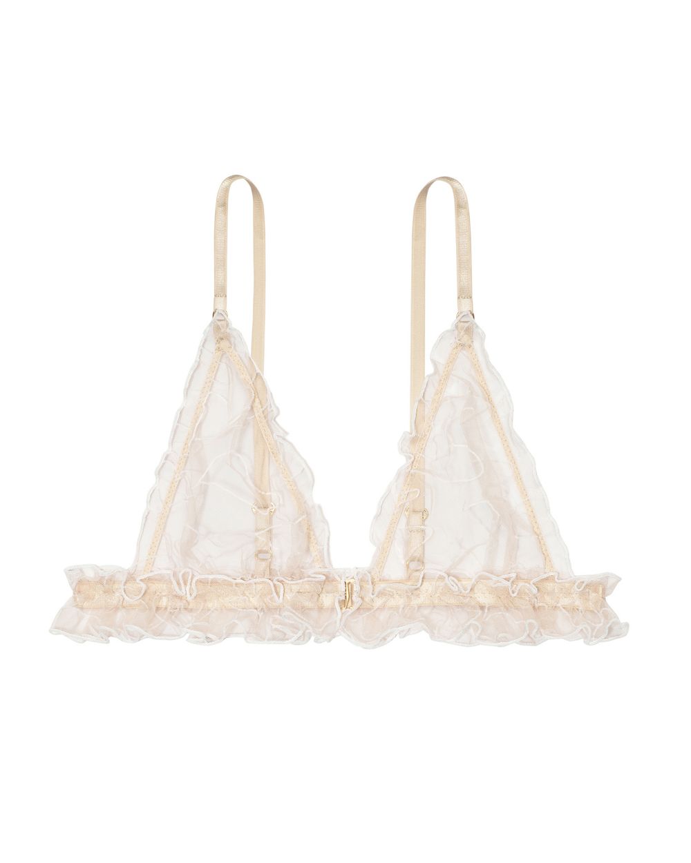 Le Petit Trou Meysse Triangle Bralette in white