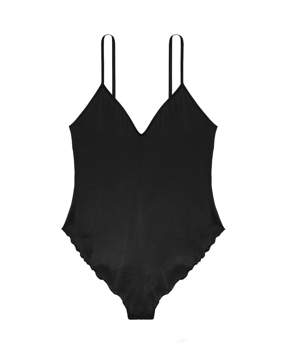 Le Petit Trou Evry Silk Romper in black