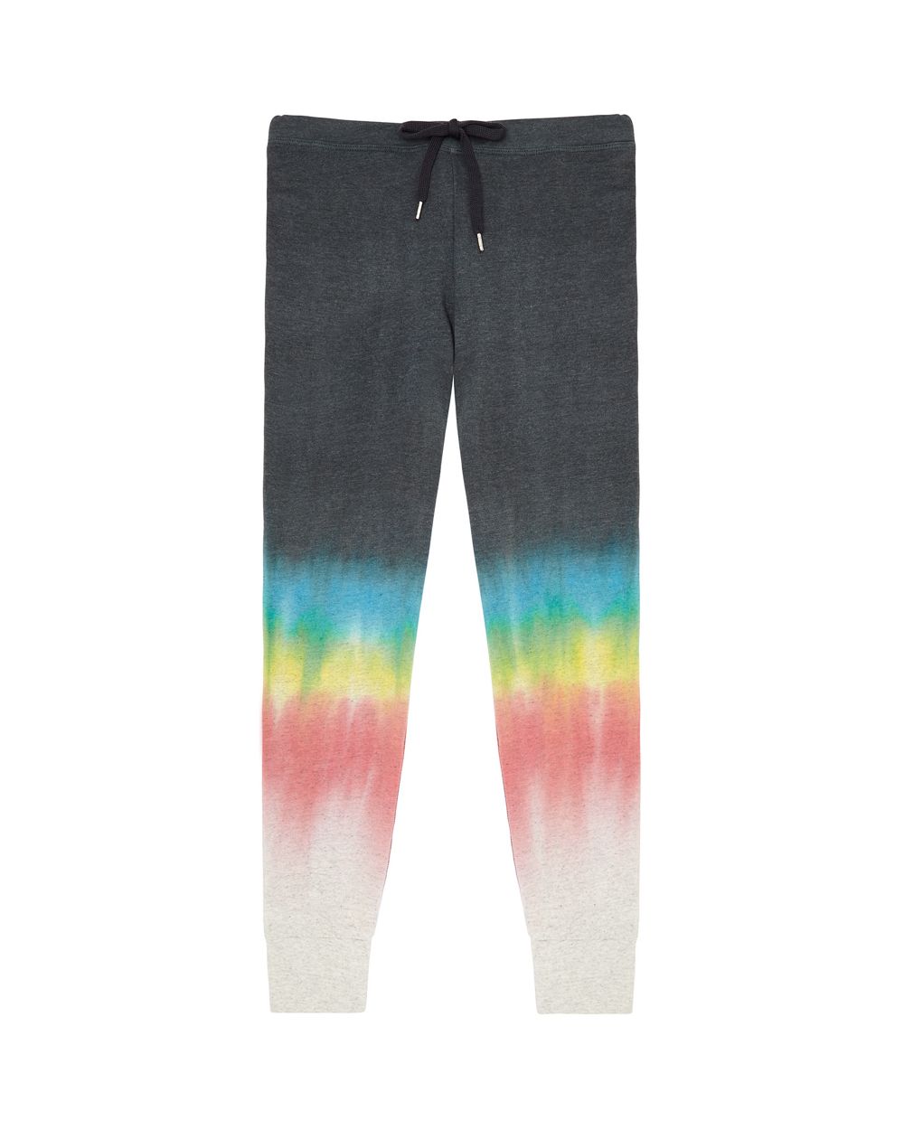 Sundry Gradient Tie Dye Skinny Sweatpant in gray