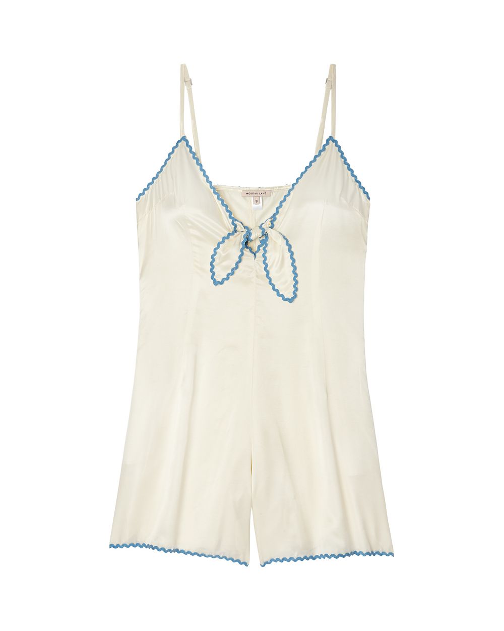 Morgan Lane Rick Rack Poie Jumpsuit in white