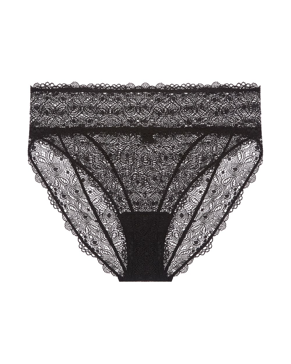 Else Flora Bikini Brief in black