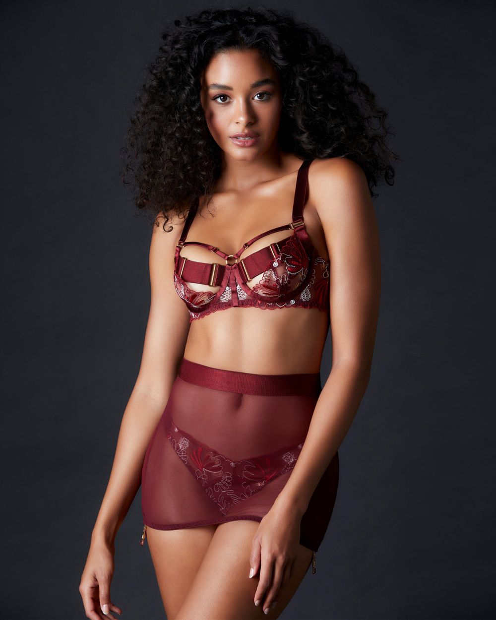 Bordelle Merida Skirt in red