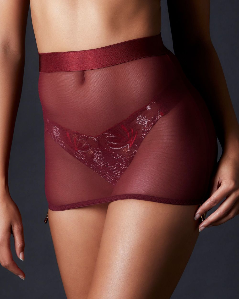 Bordelle Merida Skirt in red