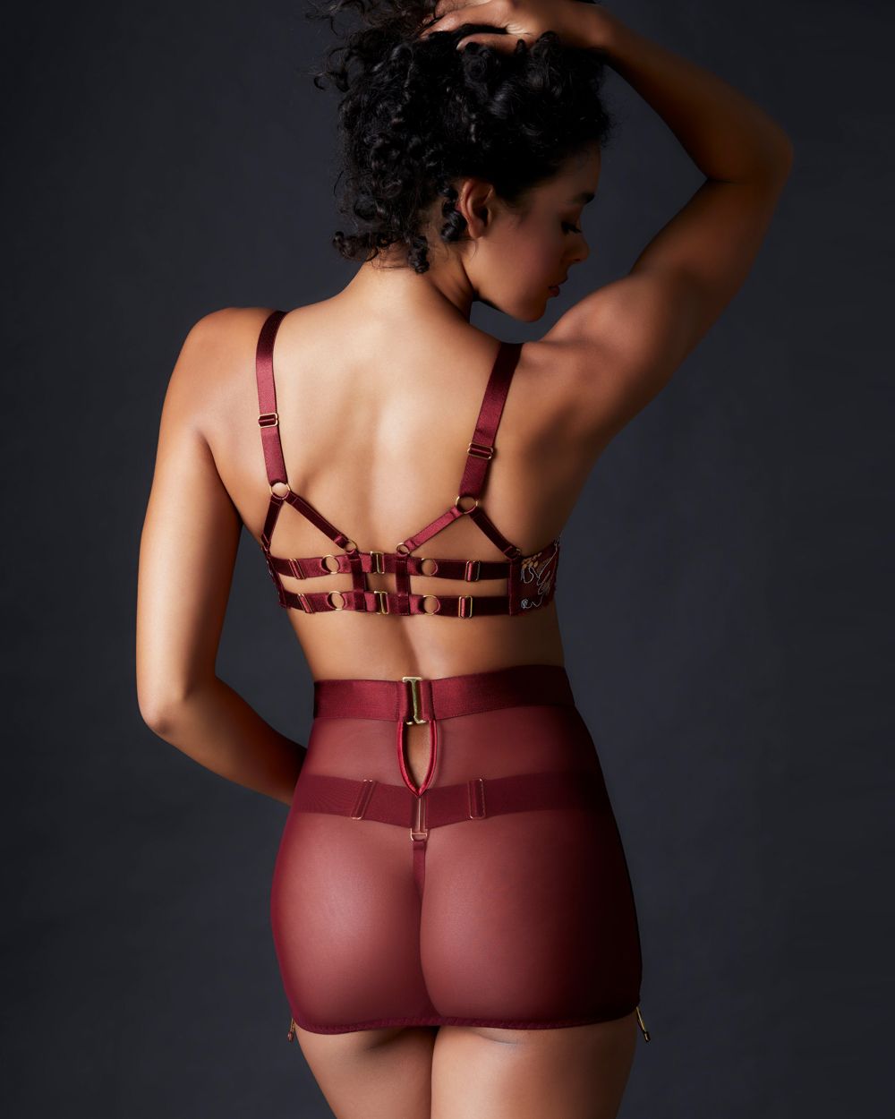 Bordelle Merida Skirt in red