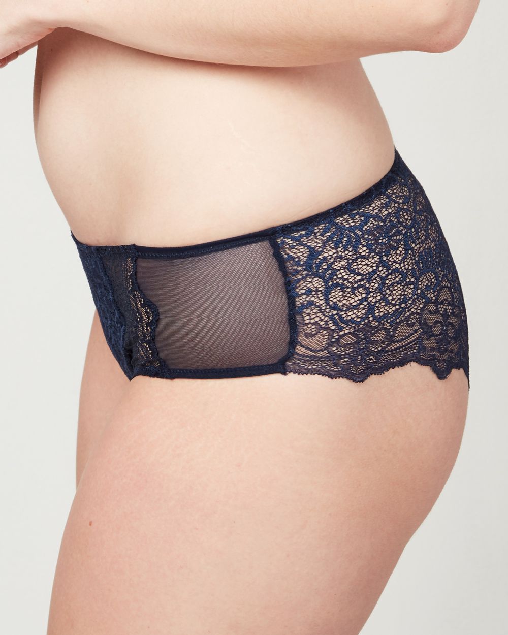 Liberte Bowery Scalloped Hipster in blue