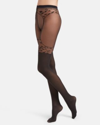 Wolford Flora Tights in black