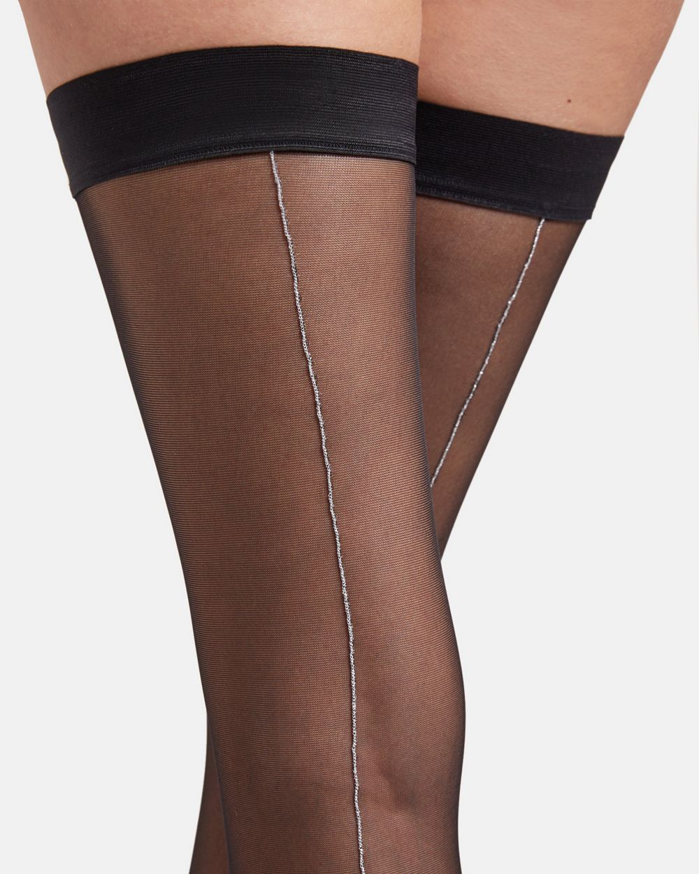 Wolford Luna Stay Up in black
