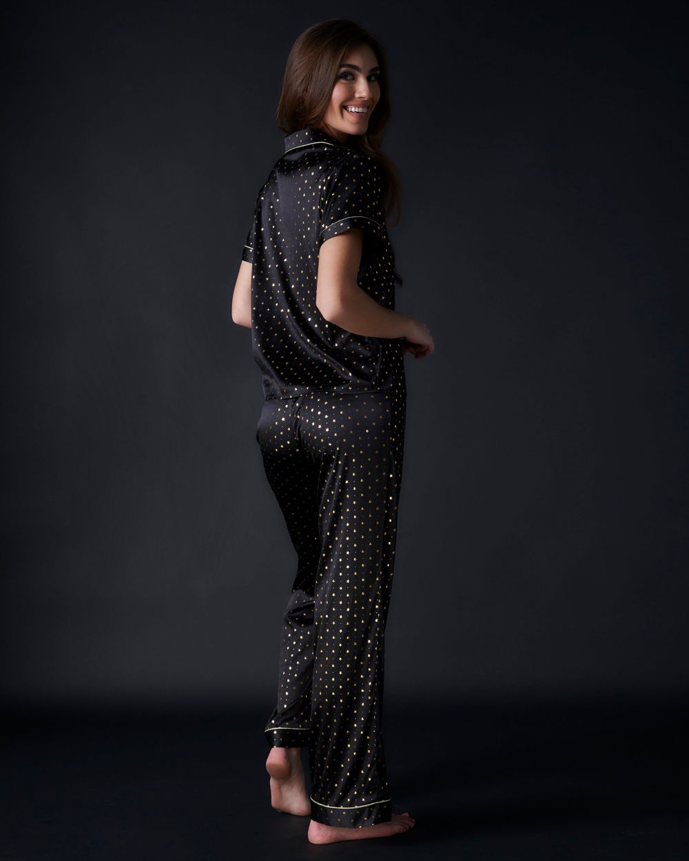 Morgan Lane Starburst Tami Top in black