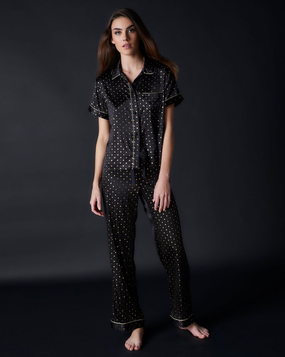 Morgan Lane Starburst Chantal Pant in black