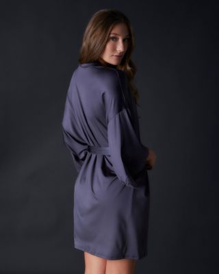 Hanro Wanda Kimono in gray