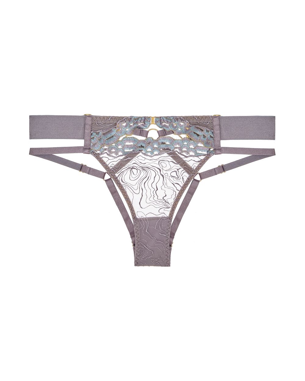 Bordelle Kea Open Back Brief in pink