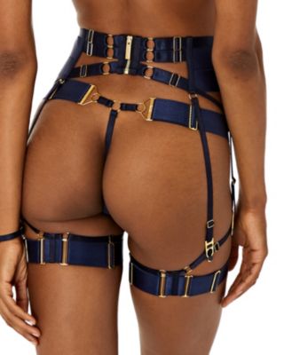 Bordelle Rey Thong in blue