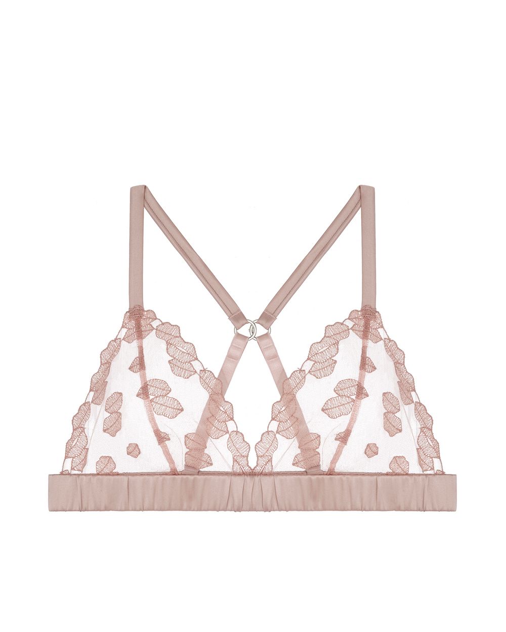 Fleur of England Valentina Boudoir Bra in pink