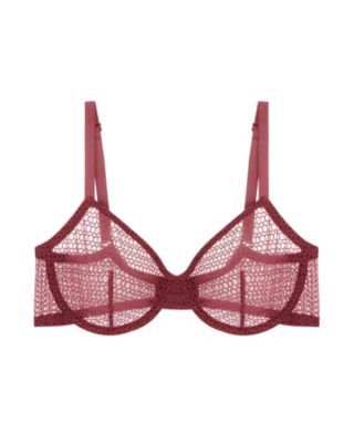 Else Honeycomb Underwired Bra in pink