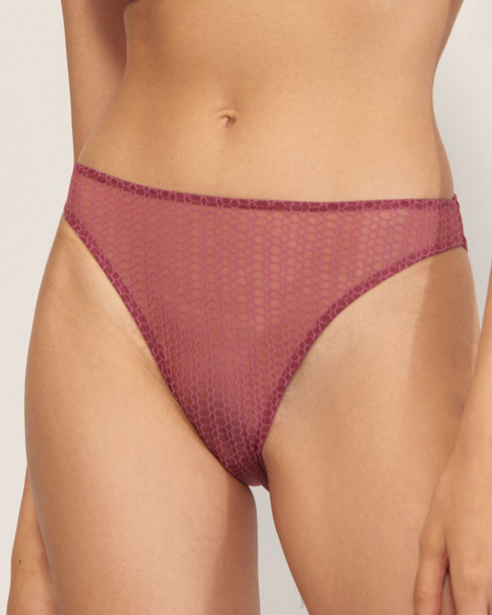 Else Honeycomb Brief in pink