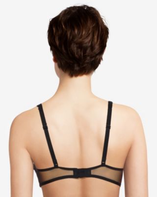 Chantal Thomass Initials Bandeau Underwire Bra in black