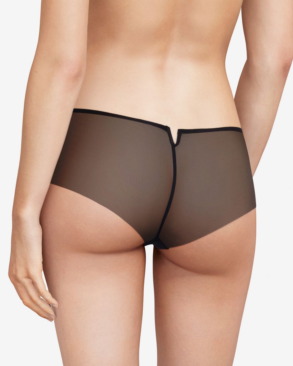 Chantal Thomass Initials Shorty in black