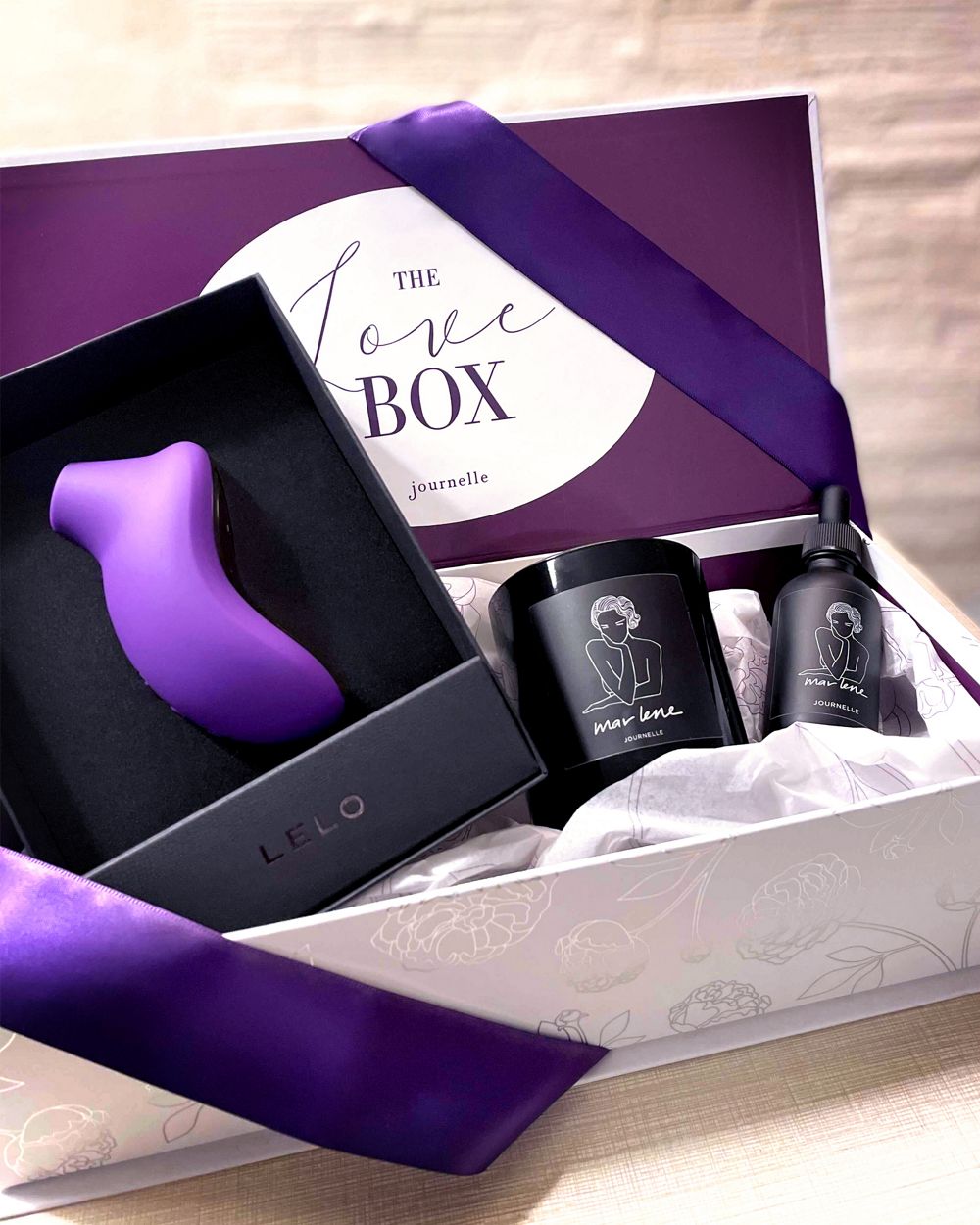 Journelle x Lelo Love Box in purple