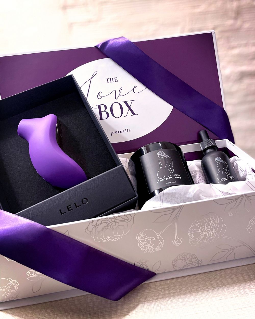 Journelle x Lelo Love Box in purple