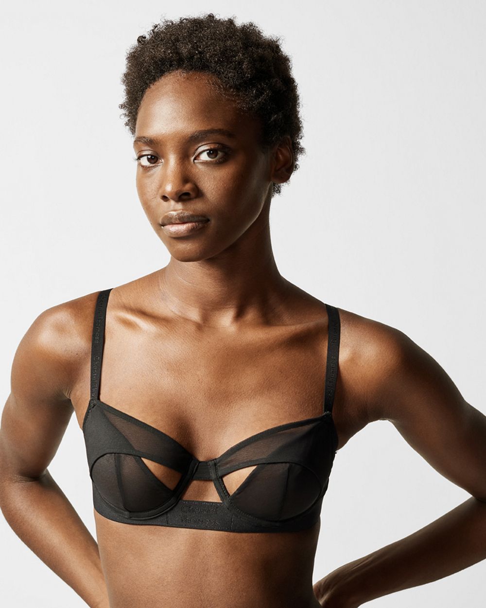 Chantal Thomass Sharp Demi Bra in black