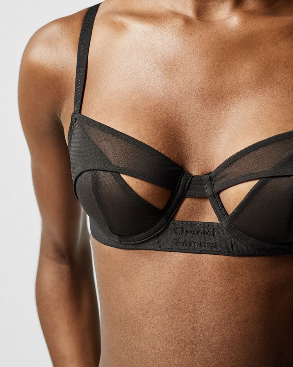 Chantal Thomass Sharp Demi Bra in black