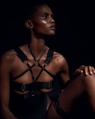 Bordelle Rey Bondage Body in black