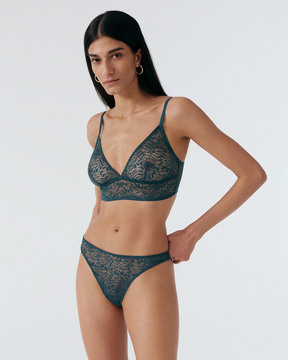 Else Acacia Thong in green