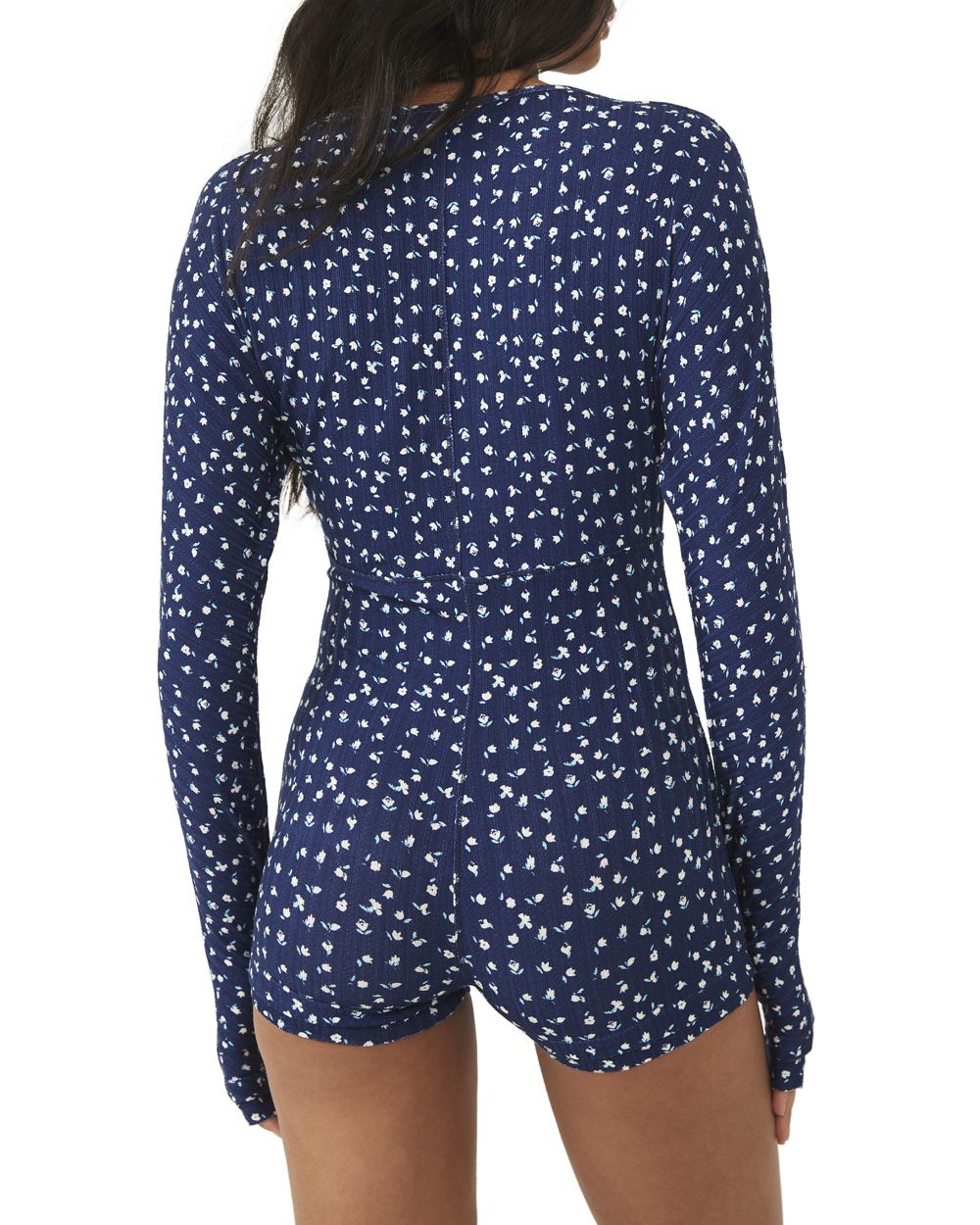 Free People Intimately FP Sleep In Romper in blue