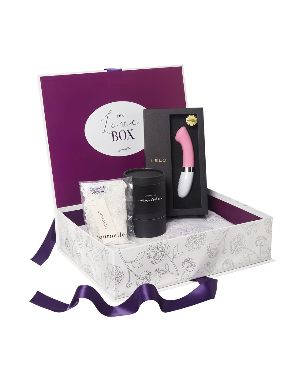 Journelle x Lelo Self Pleasure Love Box in white