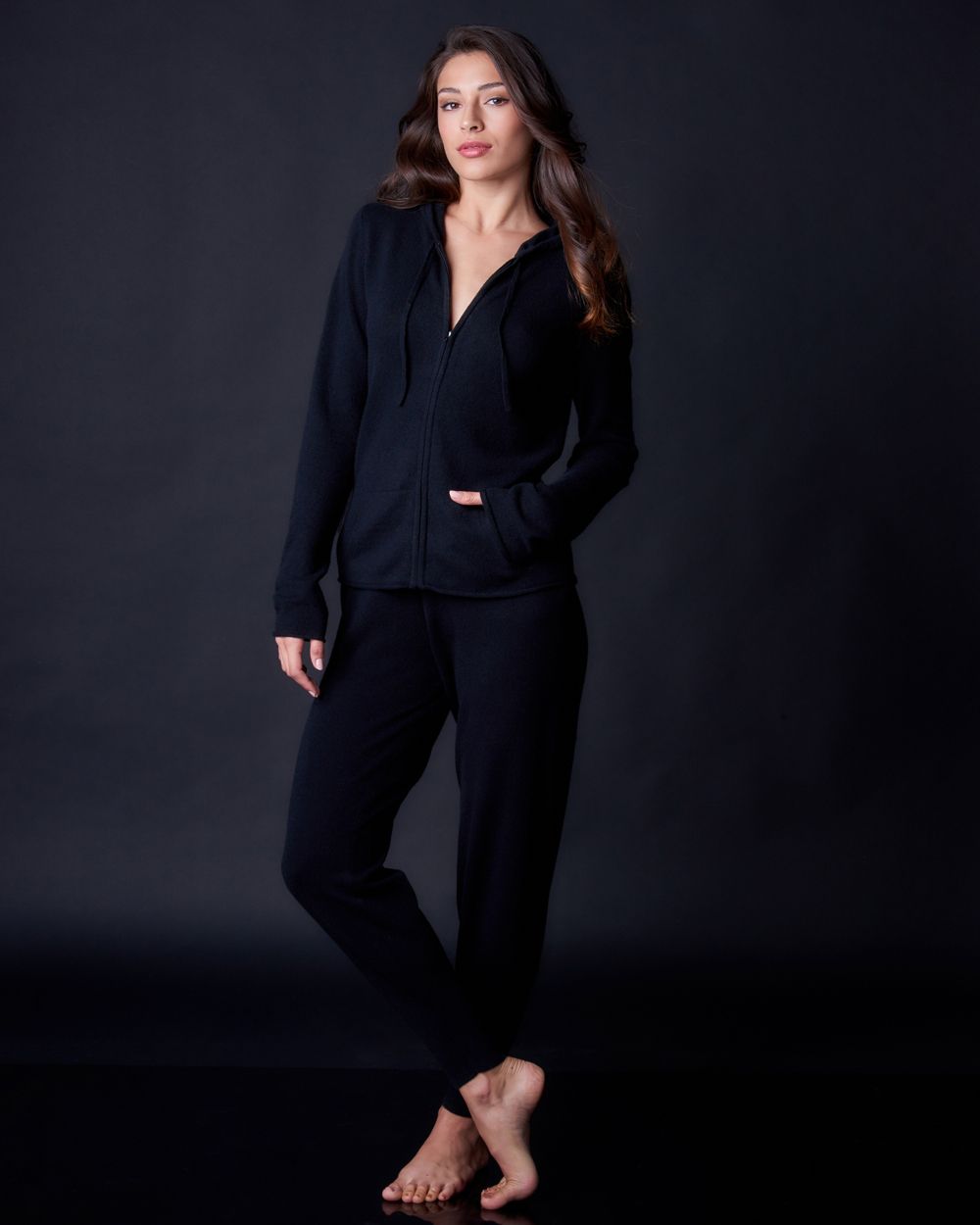 Arlotta Cashmere Jogger in black