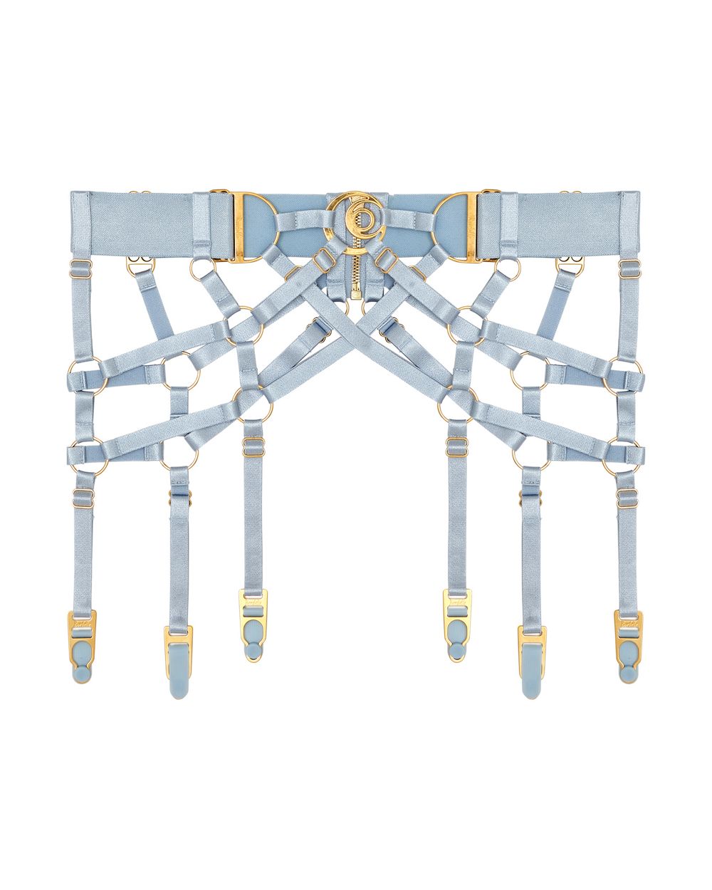 Bordelle Selene Suspender in blue