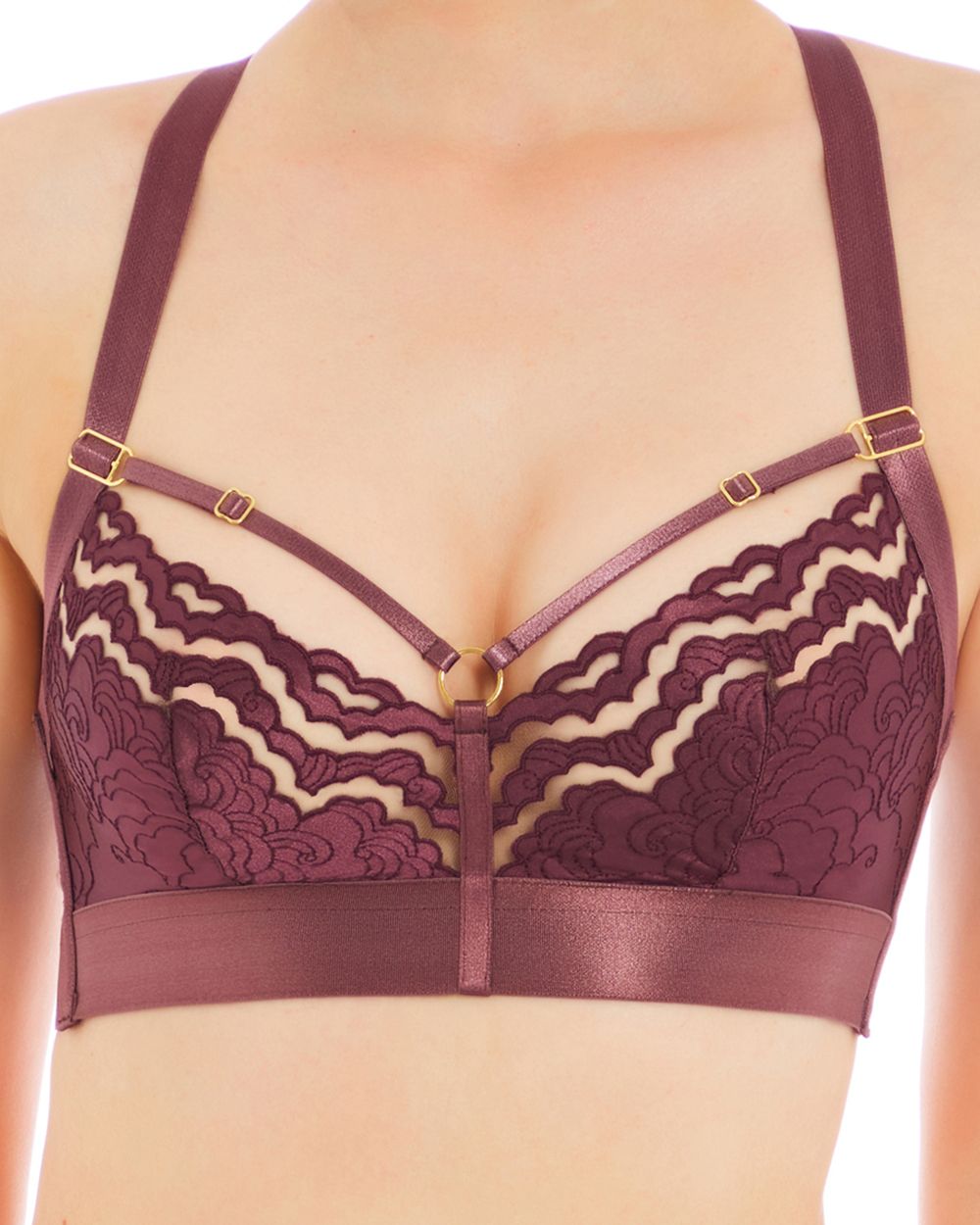 Bordelle Dala Soft Cup Bra in purple