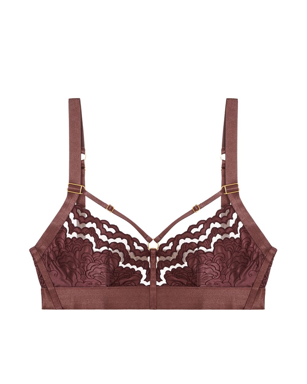 Bordelle Dala Soft Cup Bra in purple