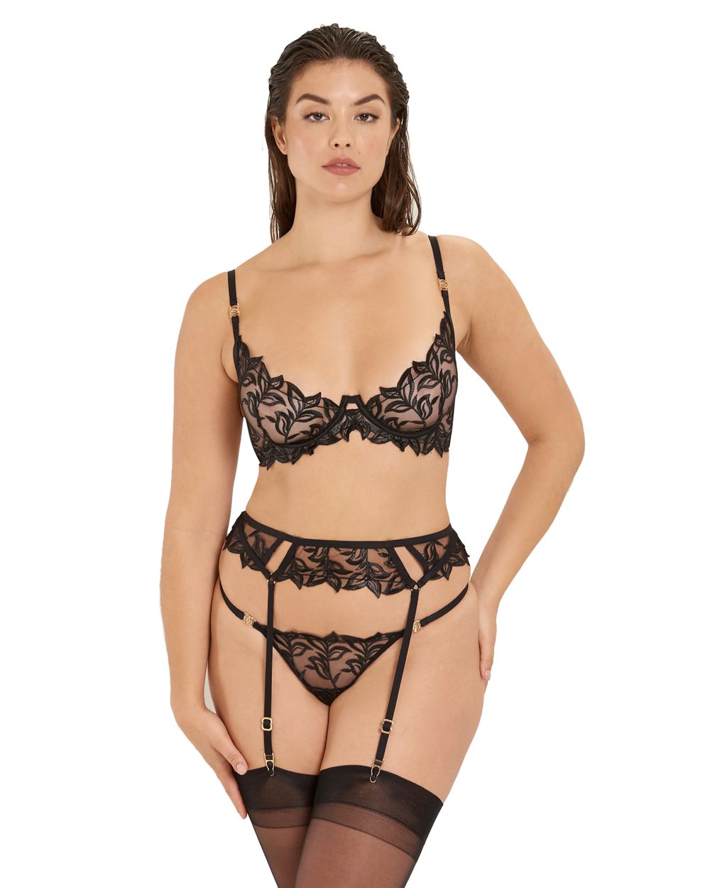 Bluebella Isadora Suspender Harness in black