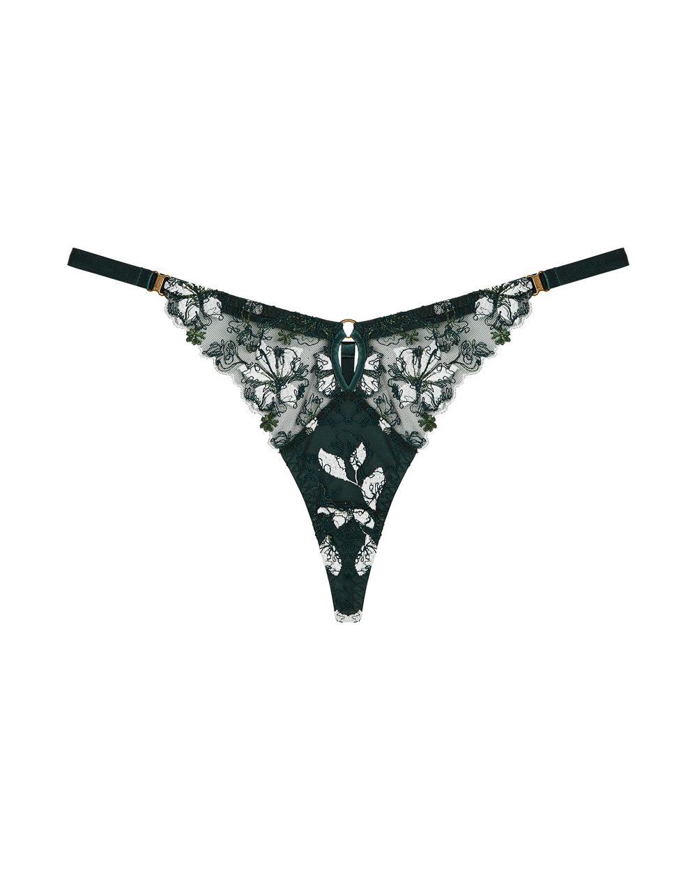Bordelle Vita Thong in green