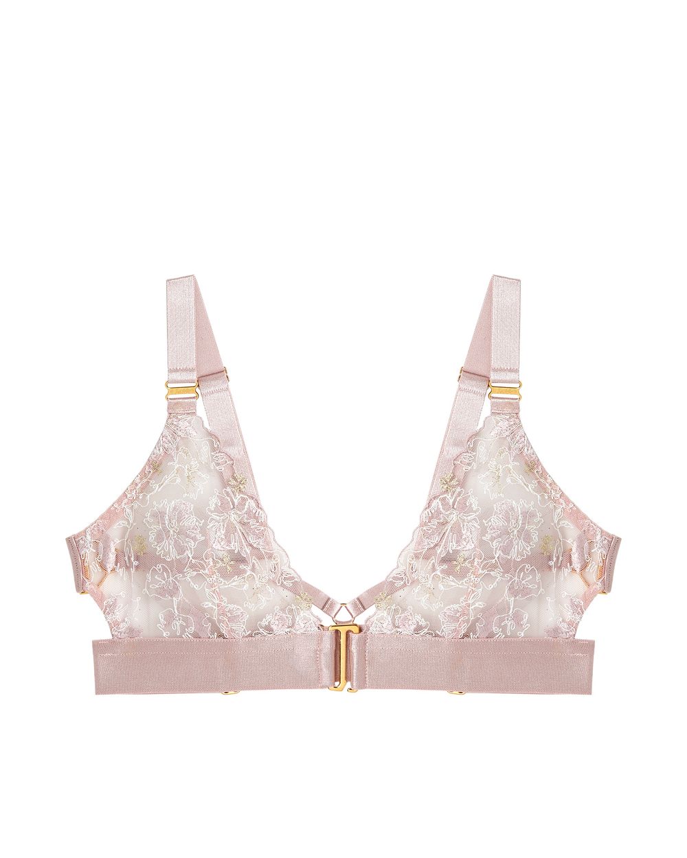 Bordelle Vita Triangle Bra in pink