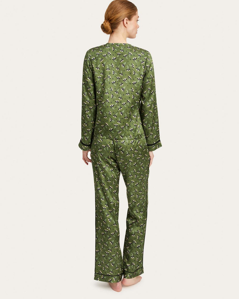 Morgan Lane Atlas Floral Parker Pant in green