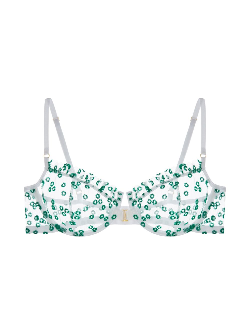 Le Petit Trou Marquerite Underwire Bra in white