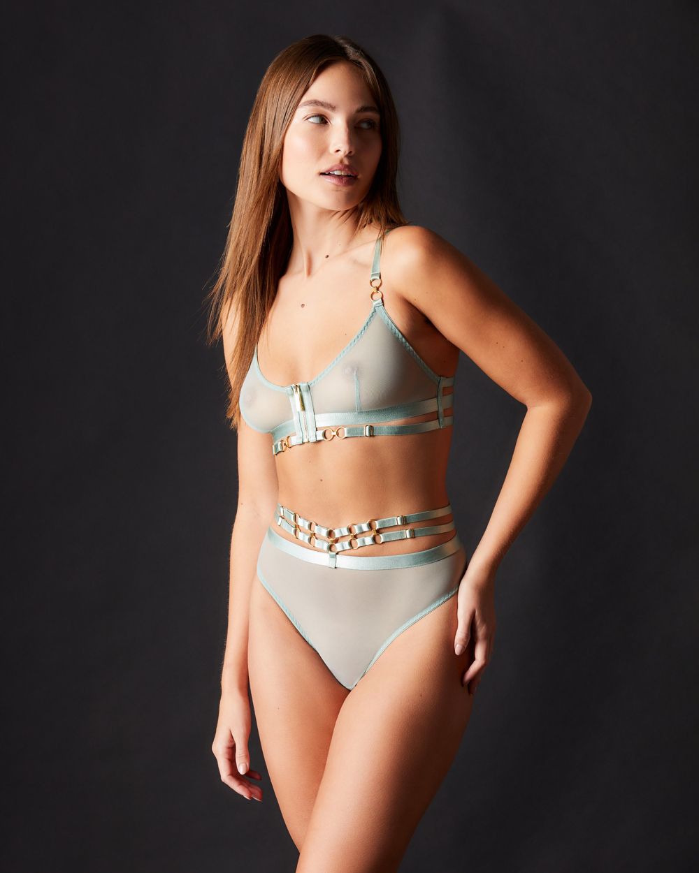 Bordelle Kleio Soft Cup Bra in green