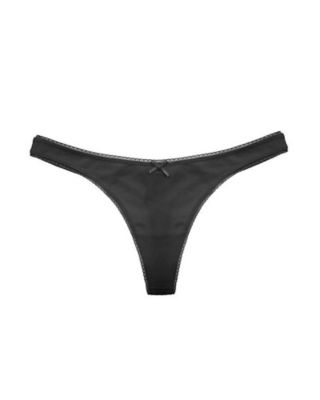 Eberjey Pima Goddess Picot-Edge Thong
