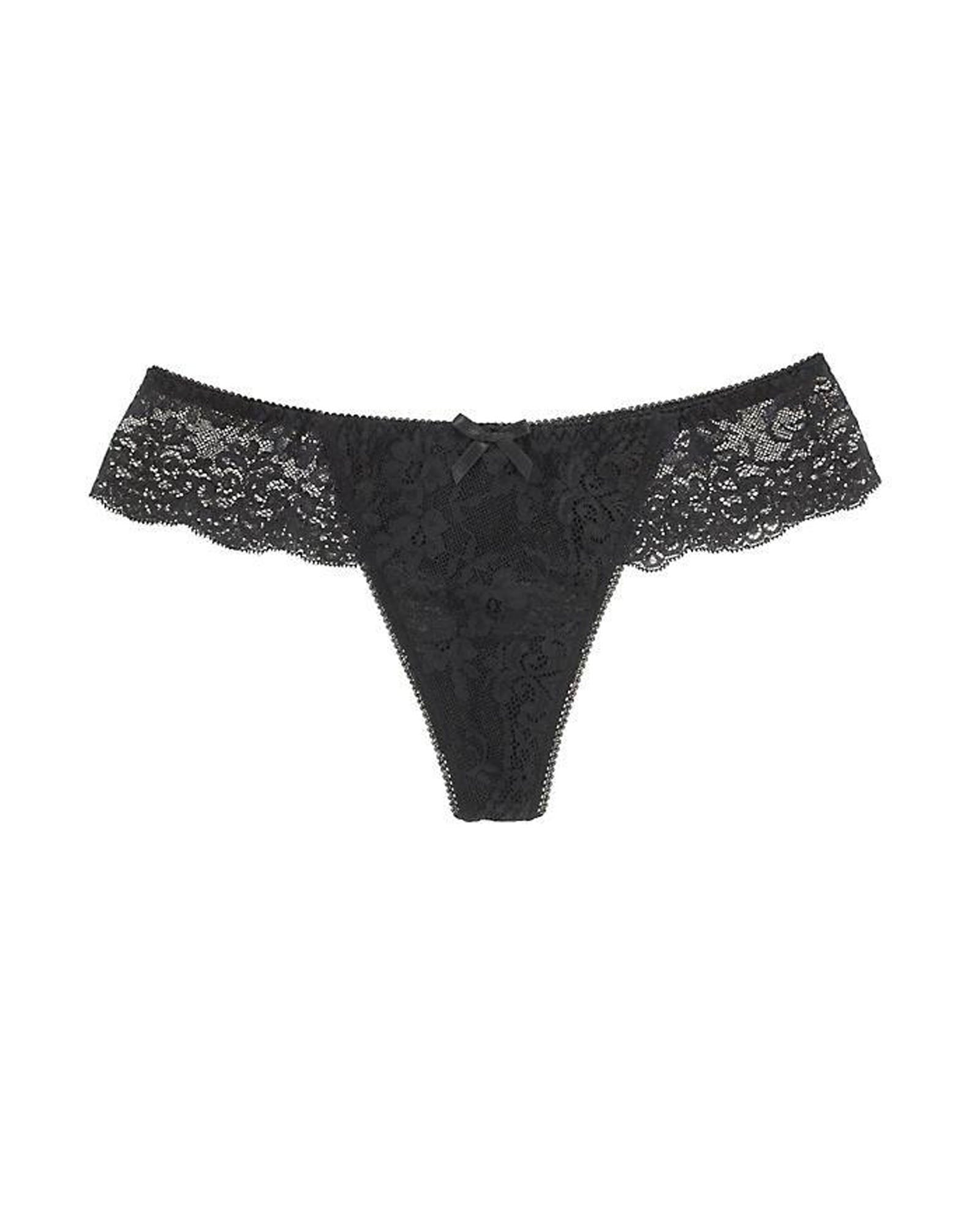 The Little Bra Company Lucia Thong in black